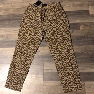 Collectif leopard print pants. Size XL (16).